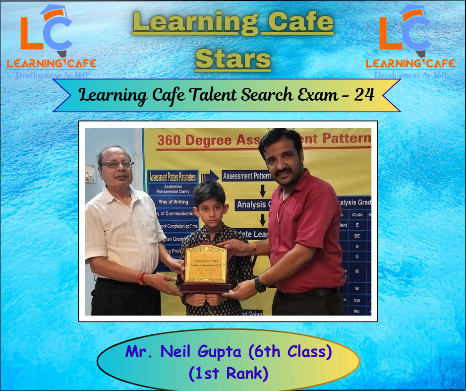 1st Rank (Talent Search Examination - 6th Class)